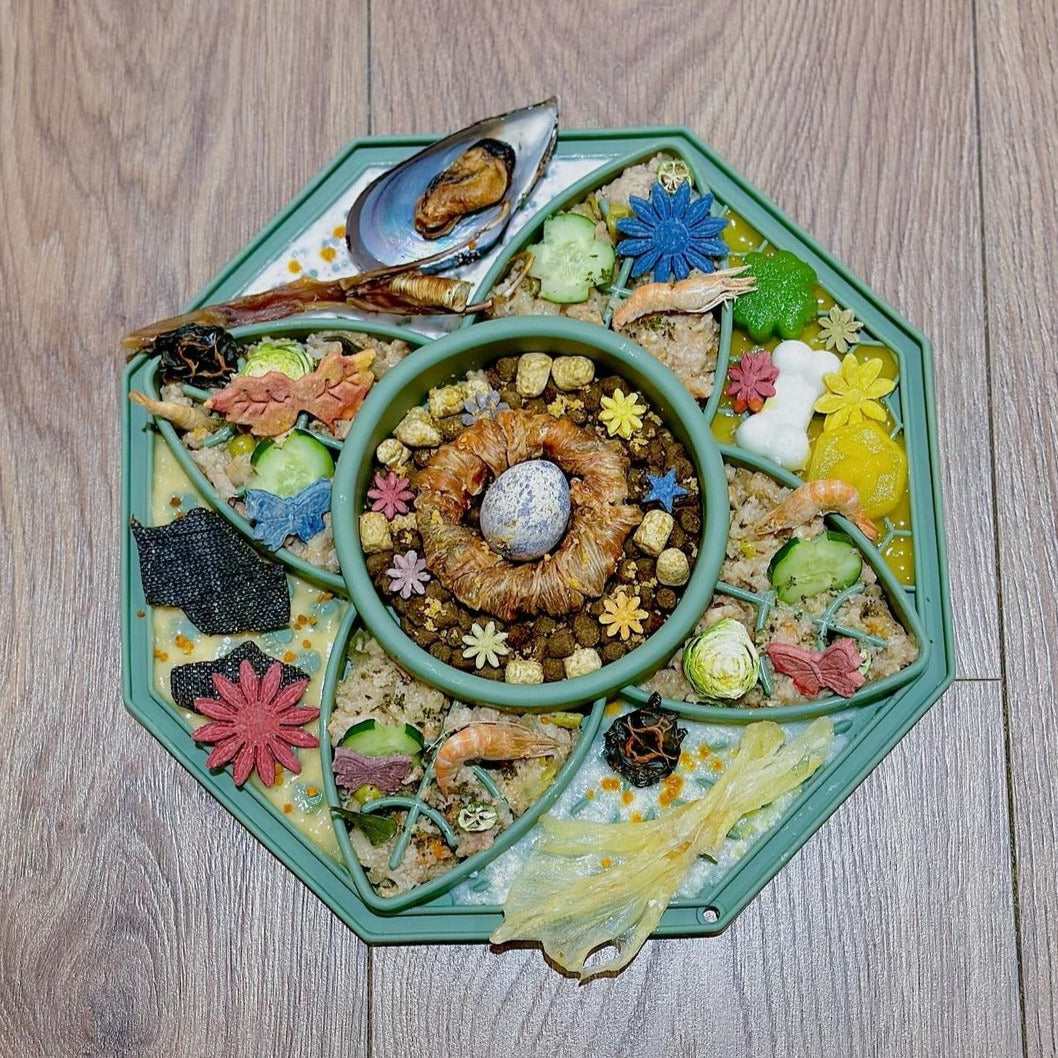 OMOM 寵物舔食墊-熱帶雨林 大型進階款
